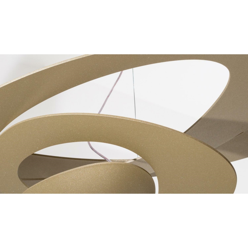 Artemide 1256120A - LED Prigušivi luster na sajli PIRCE LED/44W/230V 3000K zlatna