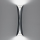 Artemide 1373010A - Zidna lampa CADMO 2xGU10/10W/230V crno