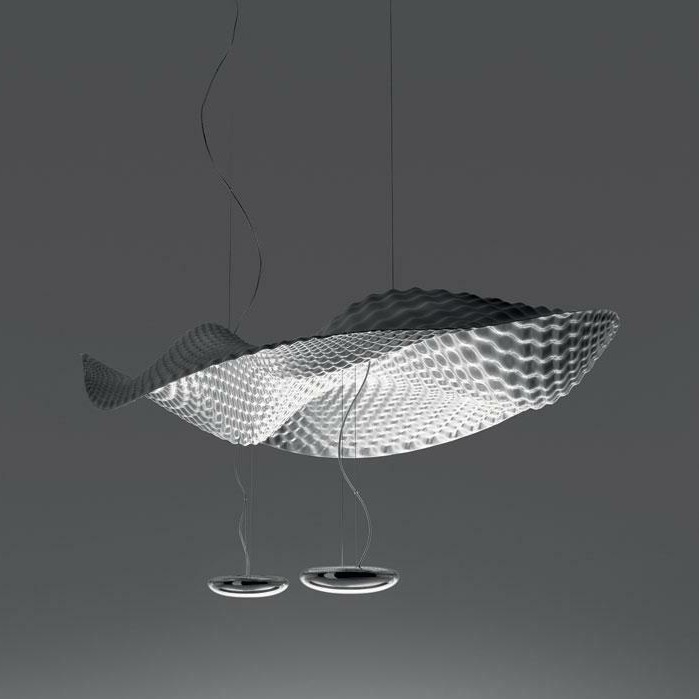 Artemide 1513010A - Luster na sajli COSMIC ANGEL 2xR7s/11W/230V sjajni krom