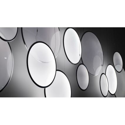 Artemide 1993030APP - LED Prigušivi luster na sajli DISCOVERY LED/60W/230V 3000K crno
