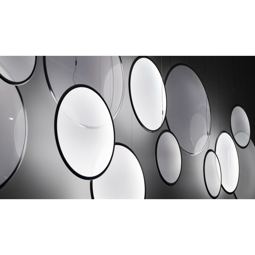 Artemide 1993030APP - LED Prigušivi luster na sajli DISCOVERY LED/60W/230V 3000K crno