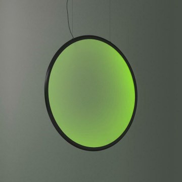 Artemide 1993330APP - LED RGBW Prigušivi luster na sajli DISCOVERY LED/59W/230V 2700-6500K crno
