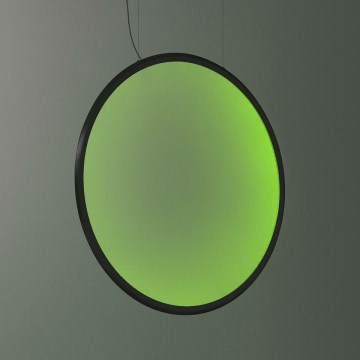 Artemide 1994330APP - LED RGBW Prigušivi luster na sajli DISCOVERY LED/79W/230V 2700-6500K crno