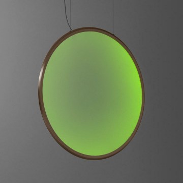 Artemide 1994360APP - LED RGBW Prigušivi luster na sajli DISCOVERY LED/79W/230V 2700-6500K bronzana