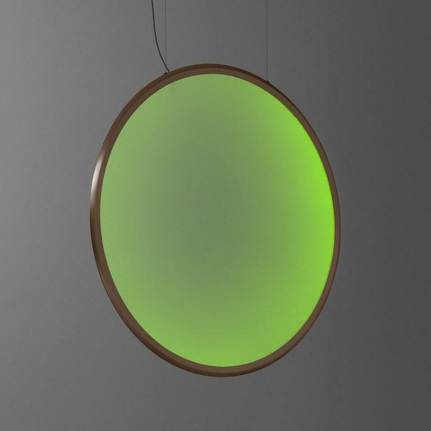 Artemide 1994360APP - LED RGBW Prigušivi luster na sajli DISCOVERY LED/79W/230V 2700-6500K bronzana