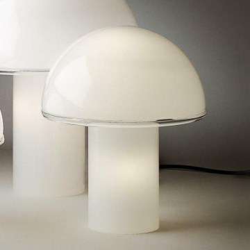 Artemide A006300 - Stona lampa ONFALE 1xE14/5W/230V + 1xE27/13W bela