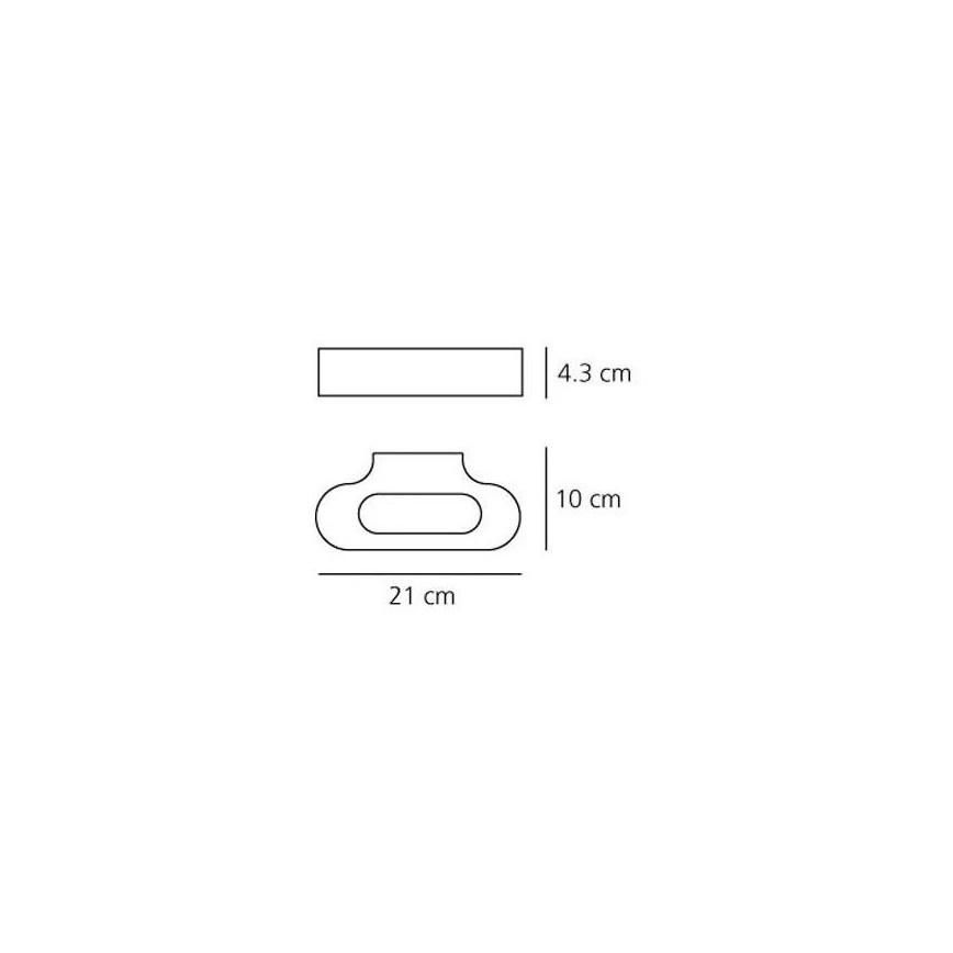 Artemide AR 0615030A - LED Zidna svjetiljka TALO 1xLED/20W/230V
