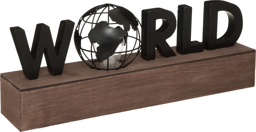 Atmosphera - LED dekoracija WORLD LED/2xAAA