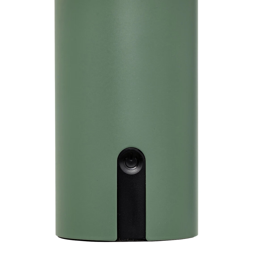 Atmosphera - LED Punjiva vanjska dodirna stona lampa JANY LED/3,7V 22 cm 2200 mAh IP44 zelena