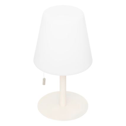 Atmosphera - LED RGBW Punjiva vanjska stona lampa ZACK LED/3,7V 1200 mAh IP44 bež
