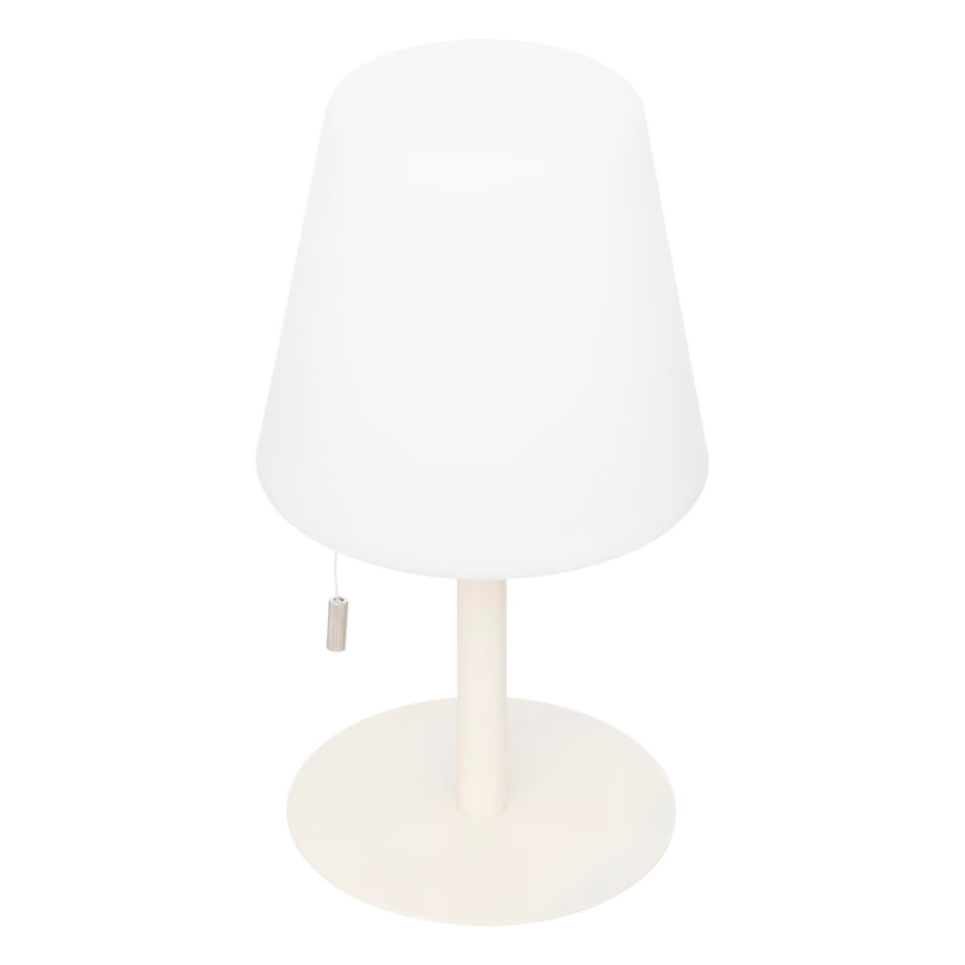 Atmosphera - LED RGBW Punjiva vanjska stona lampa ZACK LED/3,7V 1200 mAh IP44 bež