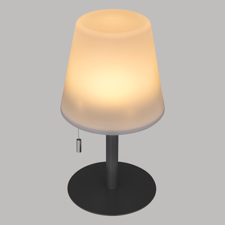Atmosphera - LED RGBW Punjiva vanjska stona lampa ZACK LED/3,7V 1200 mAh IP44 crno