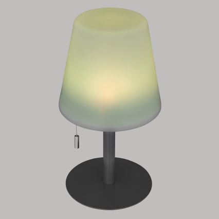 Atmosphera - LED RGBW Punjiva vanjska stona lampa ZACK LED/3,7V 1200 mAh IP44 crno