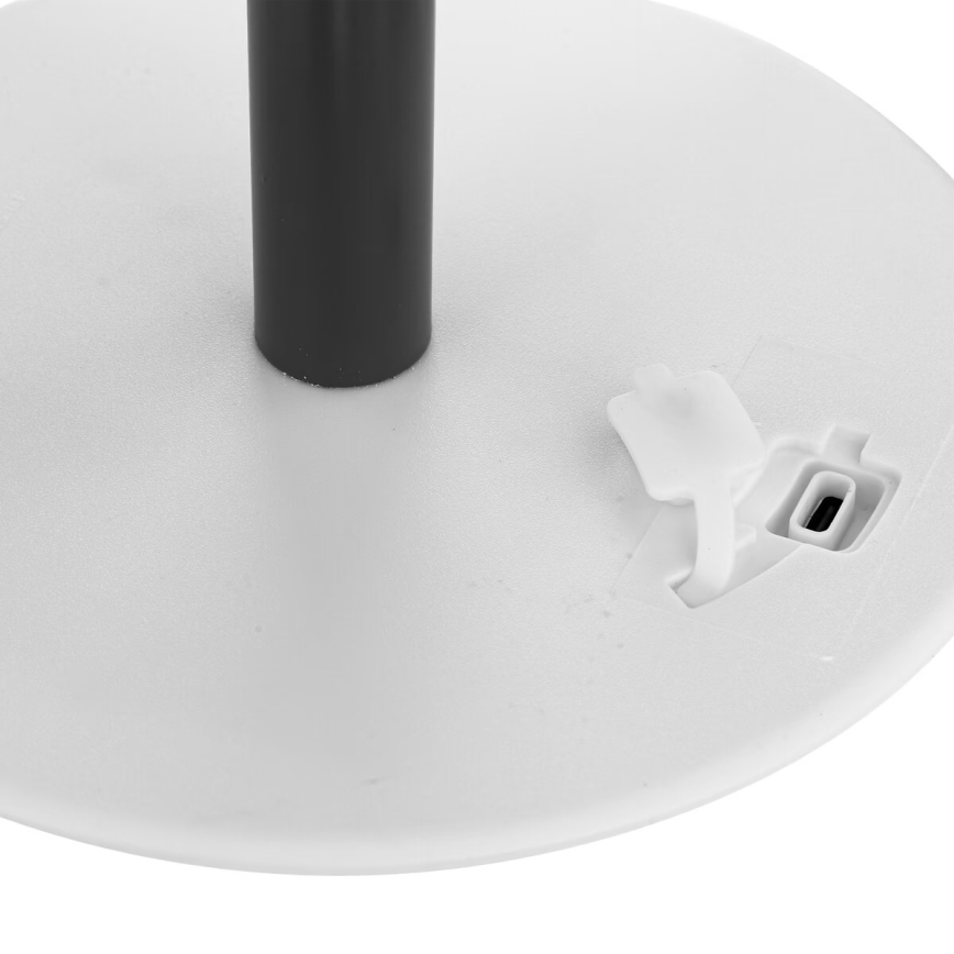 Atmosphera - LED RGBW Punjiva vanjska stona lampa ZACK LED/3,7V 1200 mAh IP44 crno