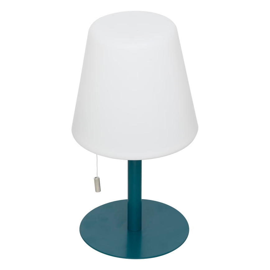 Atmosphera - LED RGBW Punjiva vanjska stona lampa ZACK LED/3,7V 1200 mAh IP44 tirkizna