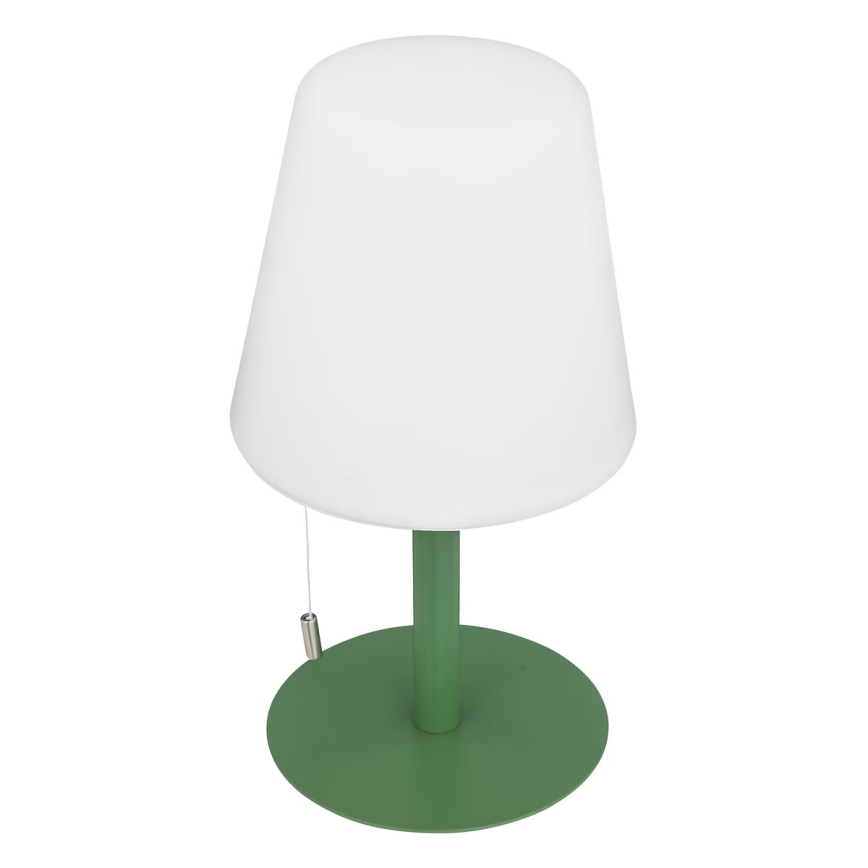 Atmosphera - LED RGBW Punjiva vanjska stona lampa ZACK LED/3,7V 1200 mAh IP44 zelena