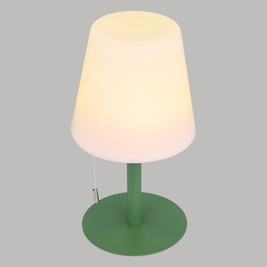 Atmosphera - LED RGBW Punjiva vanjska stona lampa ZACK LED/3,7V 1200 mAh IP44 zelena