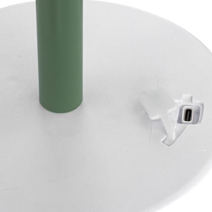 Atmosphera - LED RGBW Punjiva vanjska stona lampa ZACK LED/3,7V 1200 mAh IP44 zelena