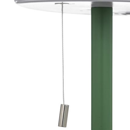 Atmosphera - LED RGBW Punjiva vanjska stona lampa ZACK LED/3,7V 1200 mAh IP44 zelena