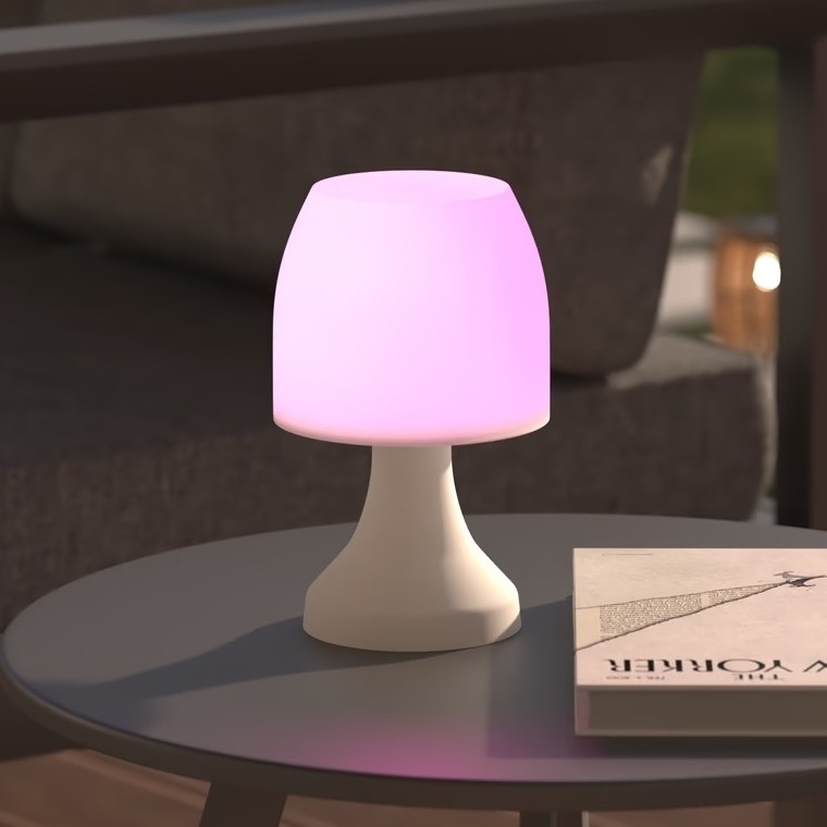 Atmosphera - LED RGB Spoljašnja stona lampa DOKK LED/3xAAA 19,5 cm