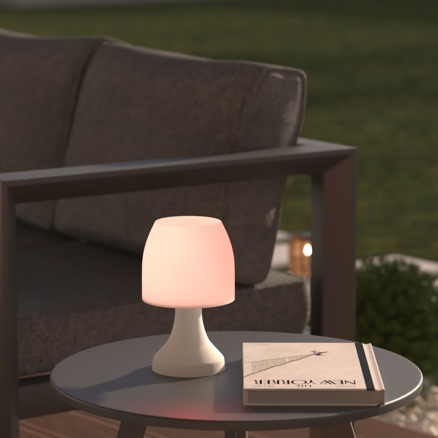 Atmosphera - LED RGB Spoljašnja stona lampa DOKK LED/3xAAA 19,5 cm