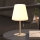 Atmosphera - LED RGBW Punjiva vanjska stona lampa ZACK LED/3,7V 1200 mAh IP44 bež