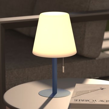 Atmosphera - LED RGBW Punjiva vanjska stona lampa ZACK LED/3,7V 1200 mAh IP44 tirkizna