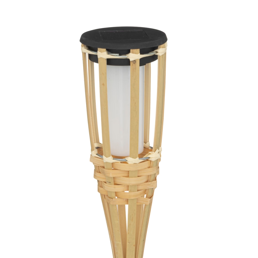 Atmosphera - LED Solarna lampa MACEO LED/1,2V 300 mAh IP44 bambus