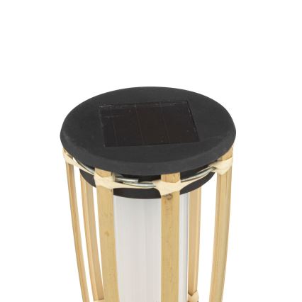 Atmosphera - LED Solarna lampa MACEO LED/1,2V 300 mAh IP44 bambus