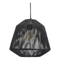 Atmosphera - Luster na kablu JILY 1xE27/40W/230V juta crna