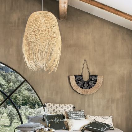 Atmosphera - Luster na sajli ELIS 1xE27/40W/230V bambus