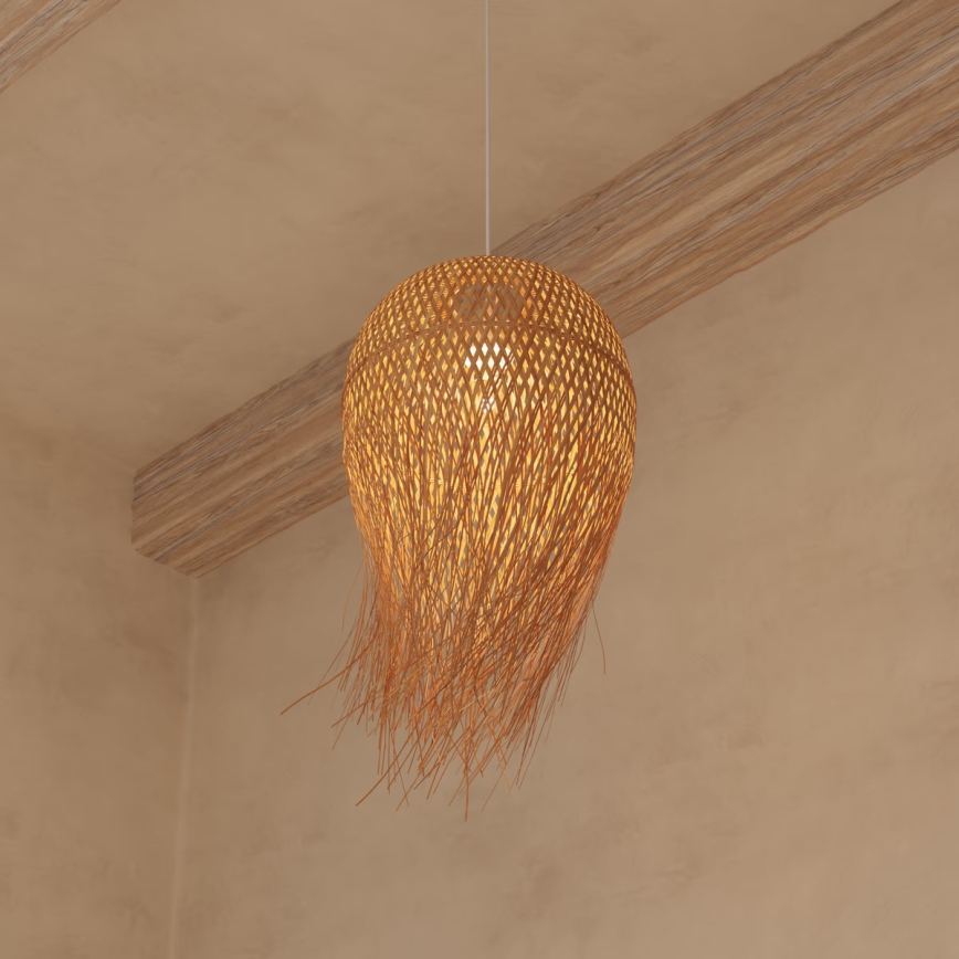 Atmosphera - Luster na sajli ELIS 1xE27/40W/230V bambus