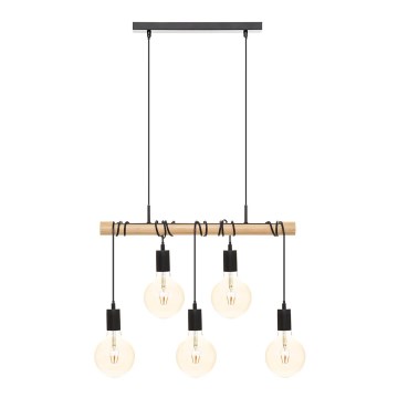 Atmosphera - Luster na sajli JAKE 5xE27/40W/230V bor