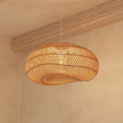 Atmosphera - Luster na sajli JENY 1xE27/40W/230V ratan