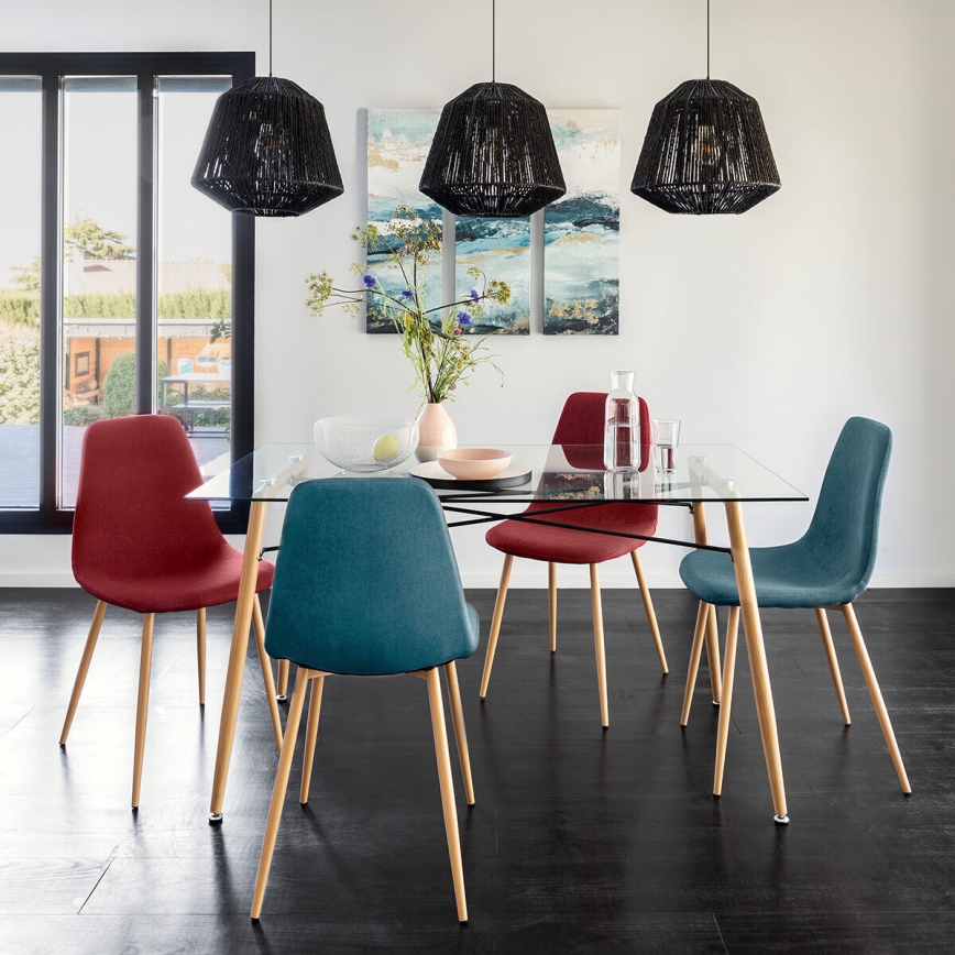 Atmosphera - Luster na sajli JILY 1xE27/40W/230V juta crno