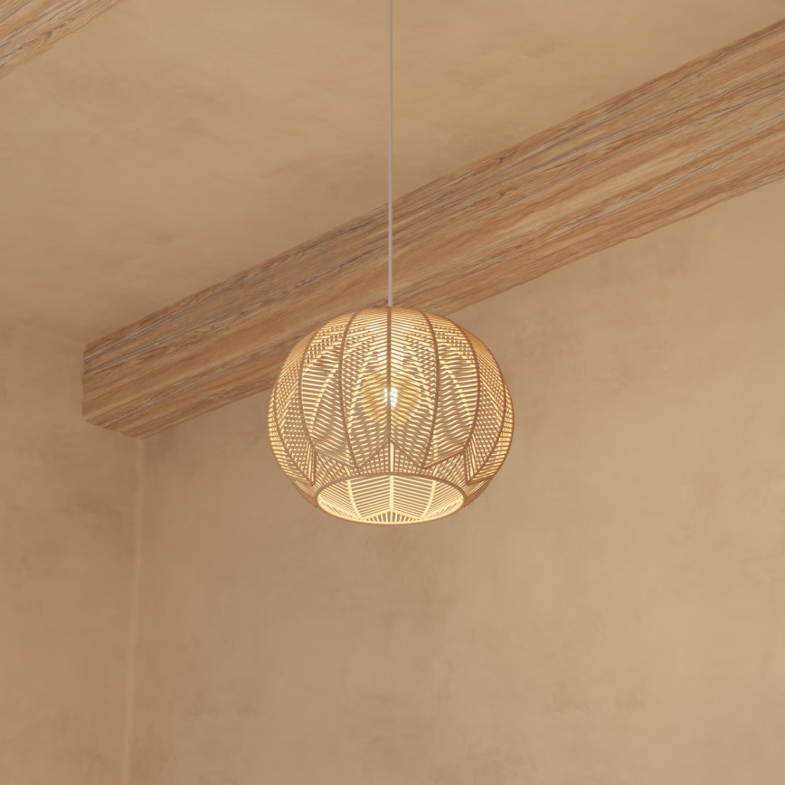 Atmosphera - Luster na sajli KITA 1xE27/40W/230V ratan