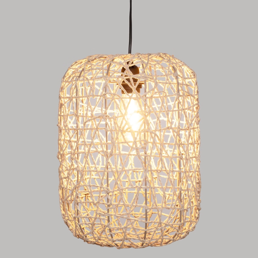 Atmosphera - Luster na sajli RAAHE 1xE27/40W/230V juta