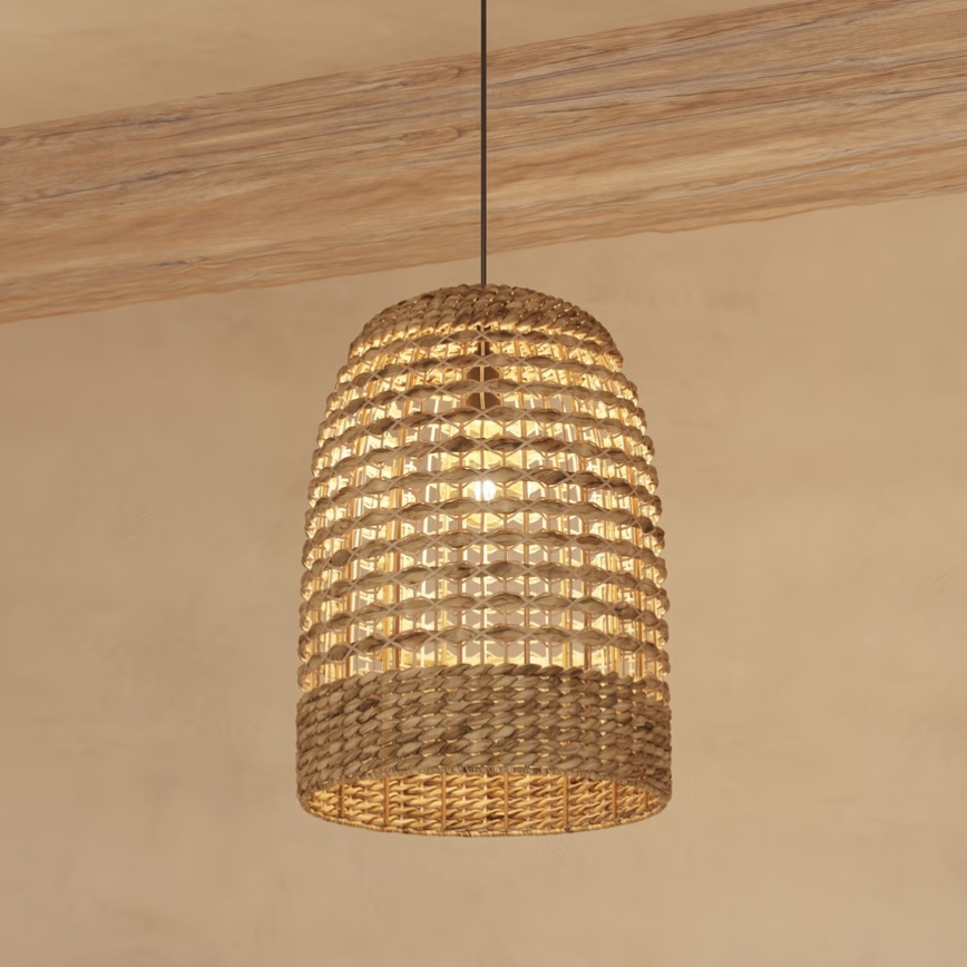 Atmosphera - Luster na sajli SAND 1xE27/40W/230V ratan/vodeni zumbul