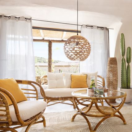 Atmosphera - Luster na sajli SAND 1xE27/40W/230V vodeni hijacint