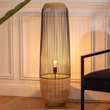 Atmosphera - Podna lampa ANEA 1xE27/40W/230V ratan/bukva