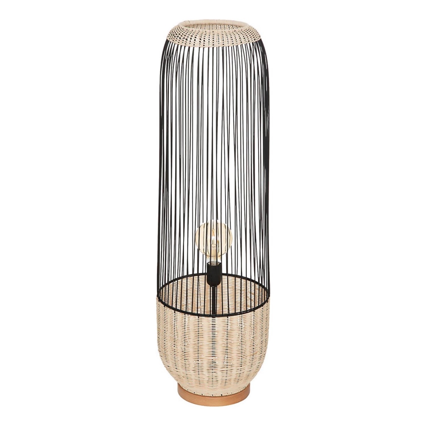 Atmosphera - Podna lampa ANEA 1xE27/40W/230V ratan/bukva