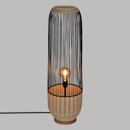 Atmosphera - Podna lampa ANEA 1xE27/40W/230V ratan/bukva