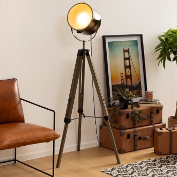 Atmosphera - Podna lampa EBOR 1xE27/25W/230V bor/mesing