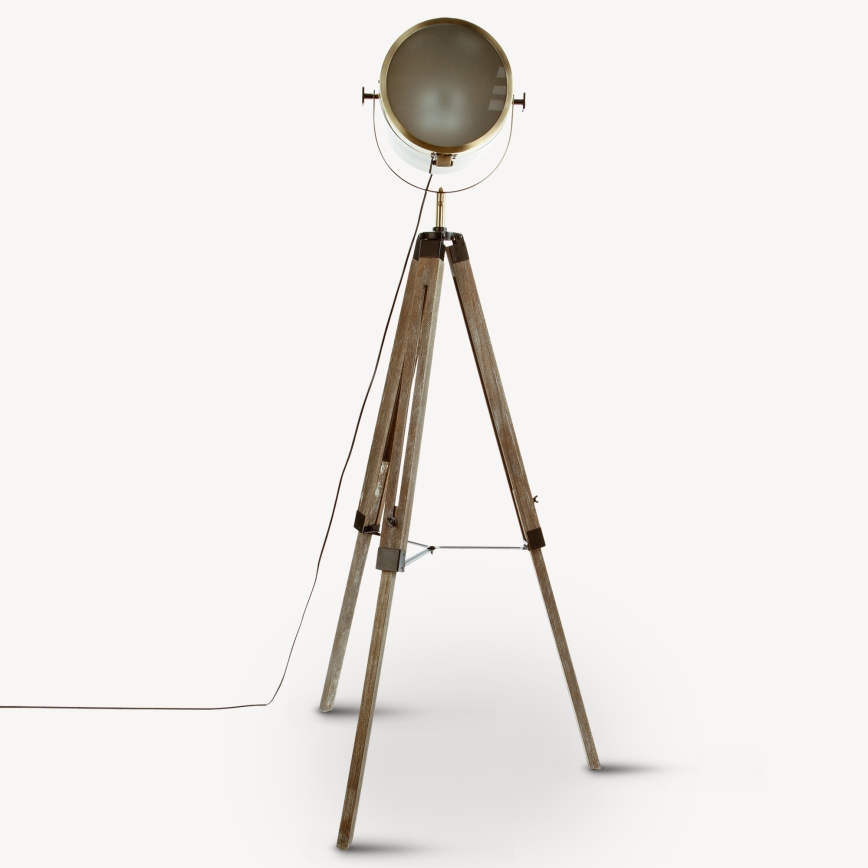 Atmosphera - Podna lampa EBOR 1xE27/25W/230V bor/mesing