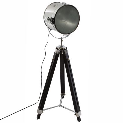 Atmosphera - Podna lampa EBOR 1xE27/25W/230V bor/sjajni krom