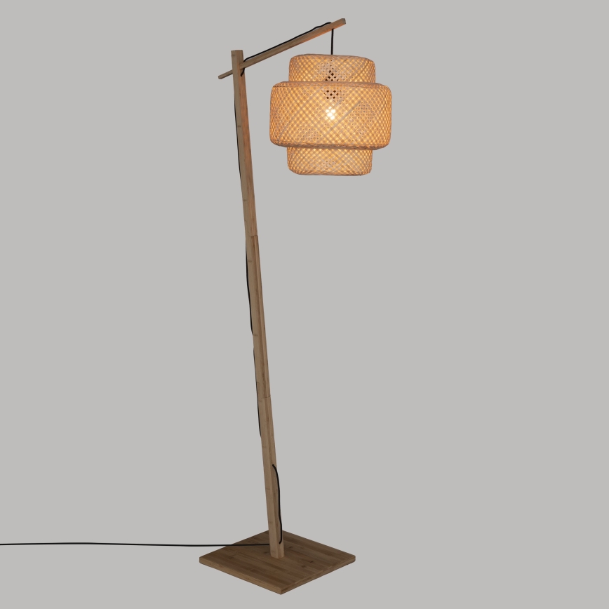 Atmosphera - Podna lampa LIBY 1xE27/40W/230V bambus