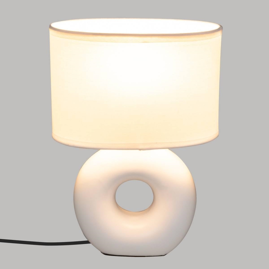 Atmosphera - Stona lampa BARU 1xE14/40W/230V beli