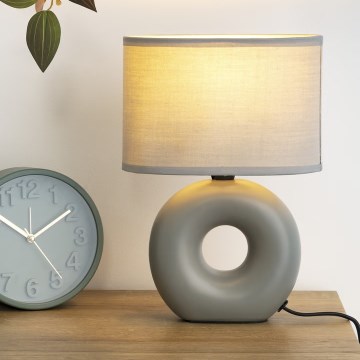 Atmosphera - Stona lampa BARU 1xE14/40W/230V sivo