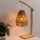 Atmosphera - Stona lampa KARLA 1xE27/40W/230V bambus/konoplja