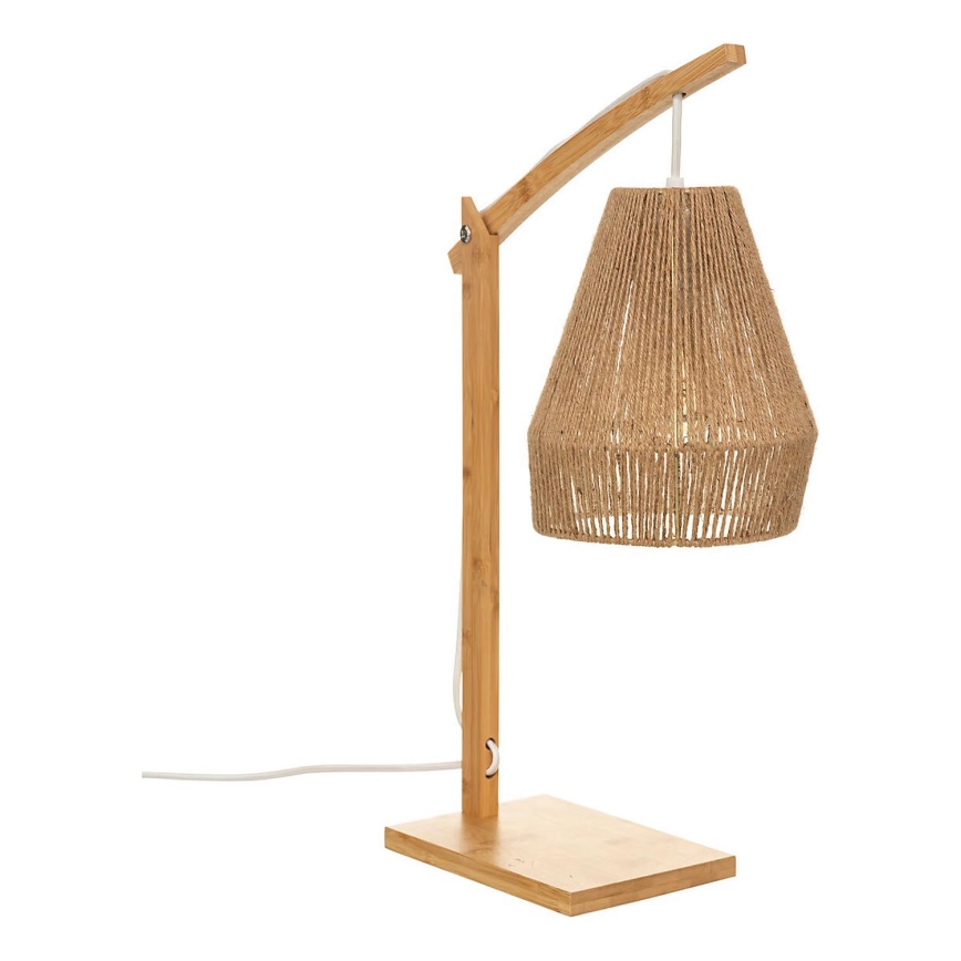 Atmosphera - Stona lampa KARLA 1xE27/40W/230V bambus/konoplja